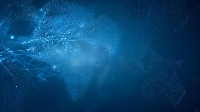 abstract blue background with stars