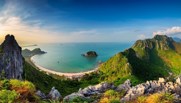 Impressive Landscape From Ta Cu Mountain Binh Thuan Province Viet Nam