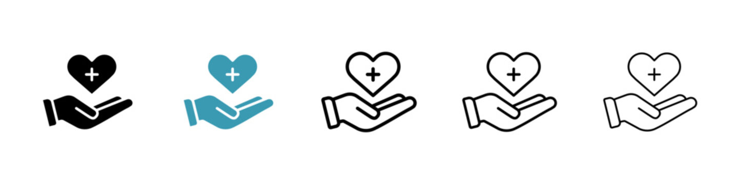 Quality of life vector icon logo or illustration