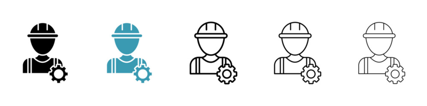 Service vector icon logo or illustration