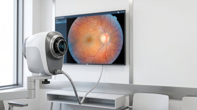AI Assisted Retinal Screening System with Fundus Camera in Modern Eye Clinic