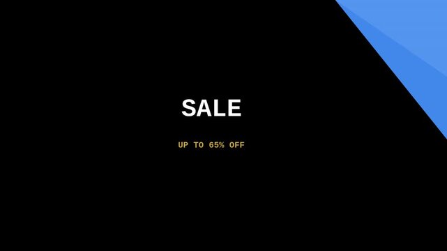Sale diagonal slash banner modern sweep animated alpha