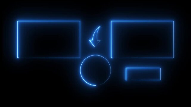 Subscribe button and outro for gaming and video channels Youtube End screen. Motion graphics of media icon concept