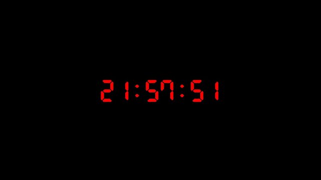 One day countdown timer animation, animated twenty four hours countdown video in 60 seconds, Twenty four hours countdown with alpha channel, 24 hours countdown timer 4k animation in one minute