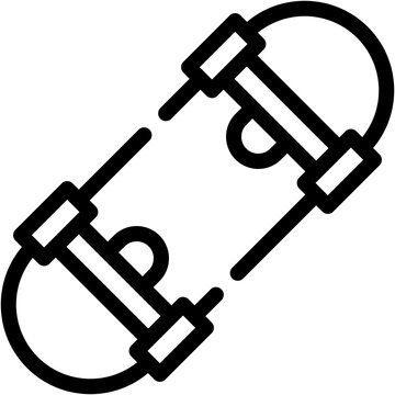 Skateboarding Icon - Vector Graphic Design