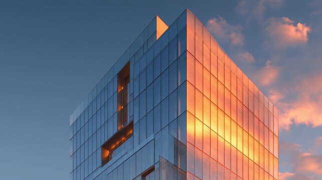modern building exterior in bright daylight, clean minimal architecture, sharp shadows, ultra realistic 8k