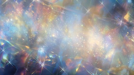 Fototapeta premium Abstract Diamond Sparkle, Shimmering Light Background for Design