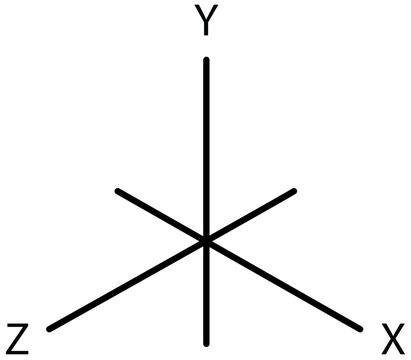 3D XYZ Axis Coordinate System with Isometric Cartesian Grid, Geometry Dimension Reference for CAD Engineering Design Transparent PNG