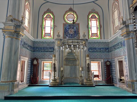 Located in Beylerbeyi, Turkey, the Hamidi Evvel Mosque was built in 1778.