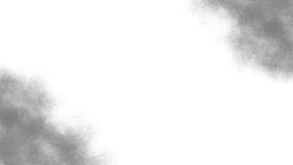 Minimalist cosmic dust cloud smoke elements spreading dynamically across dark empty outer space background. © Samsur