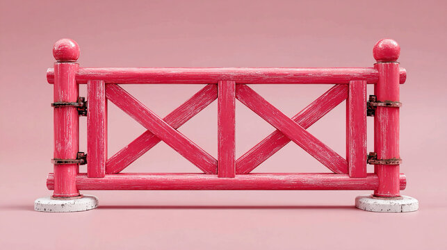 Closed gate isolated on minimal background representing restriction and limitation concept barrier symbolizing blocked path denied access and lack of opportunity