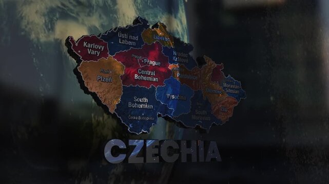 Chechia Map