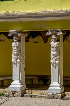 Pavilion in Queen Jelena Madijevka Park, the oldest public park in Croatia