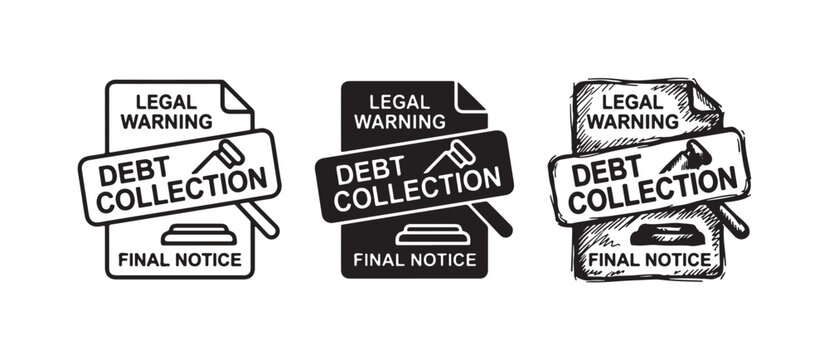 Legal warning debt collection final notice