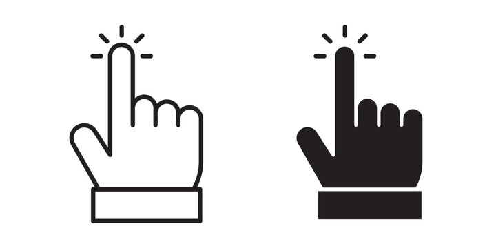 Hand cursor icon