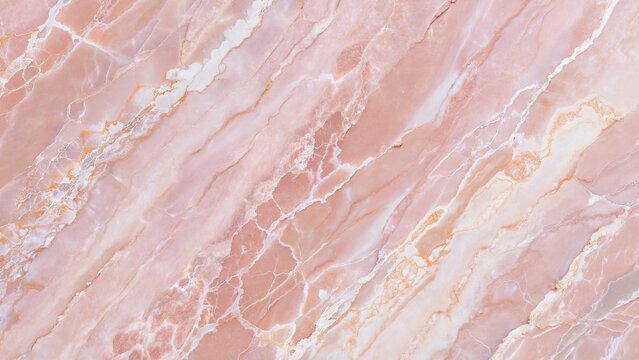 Elegant pink marble texture background with luxury rose gold veins. Polished stone surface for modern interior design, premium backdrops, sophisticated wallpapers, and organic mineral patterns.