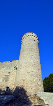 Tower of Toompea Castle (Domberg) or Cathedral Hill, of Tallinn, Estonia. It's part of the UNESCO World Heritage site