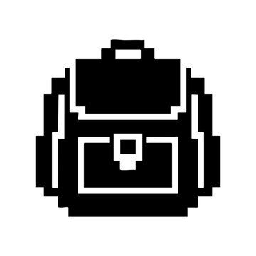 Single voxel backpack icon