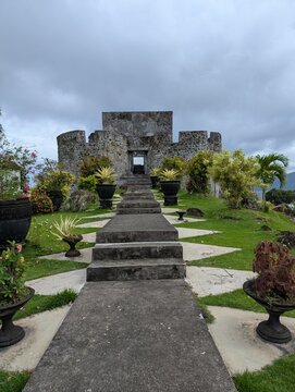 an historical fort on ternate island