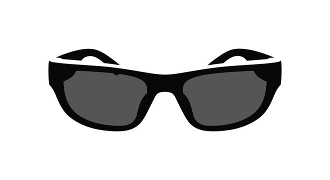 Sunglasses Silhouette On White Background shades eyewear