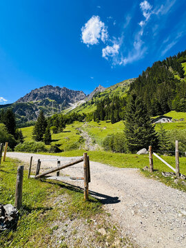 at the Great Walser Valley in Austria