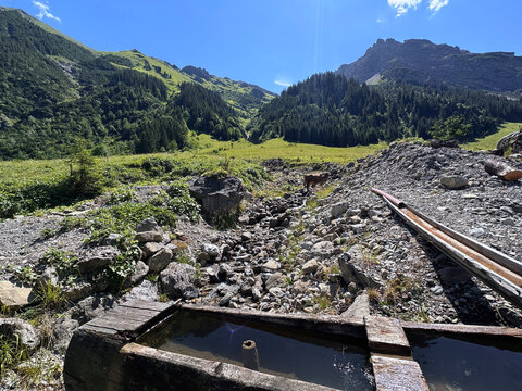 at the Great Walser Valley in Austria