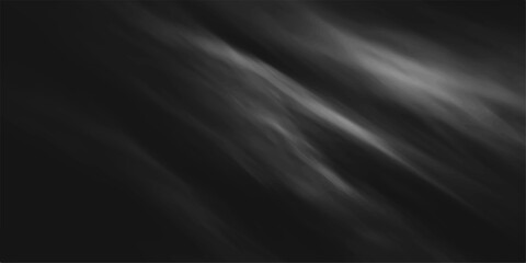 eerie ethereal smoke or mist swirls and drifts across a stark dark background creating an abstract pattern of light and shadow, evoking mystery and depth. © NOT BAD