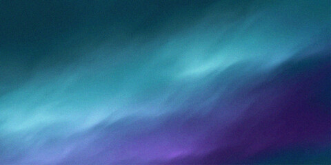 ethereal aurora borealis display in striking shades of turquoise and deep purple illuminates the night sky, creating a mesmerizing and otherworldly spectacle. © NOT BAD