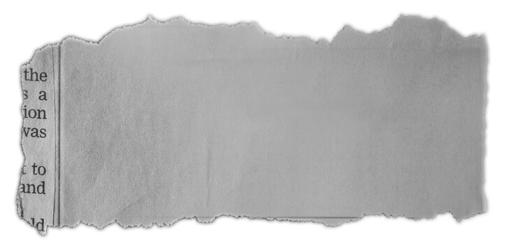Torn paper piece