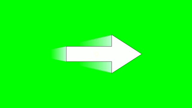 4K Green Screen Arrow Animation (Clicking Arrows) Seta Anima&ccedil;&atilde;o clique setas Fundo Verde