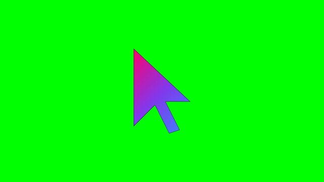 4K Green Screen Arrow Animation (Clicking Arrows) Seta Anima&ccedil;&atilde;o clique setas Fundo Verde