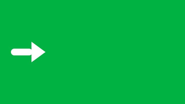 4K Green Screen Arrow Animation (Clicking Arrows) Seta Anima&ccedil;&atilde;o clique setas Fundo Verde