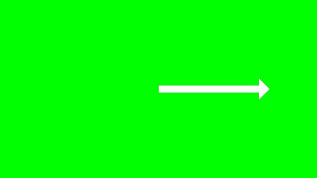 4K Green Screen Arrow Animation (Clicking Arrows) Seta Anima&ccedil;&atilde;o clique setas Fundo Verde