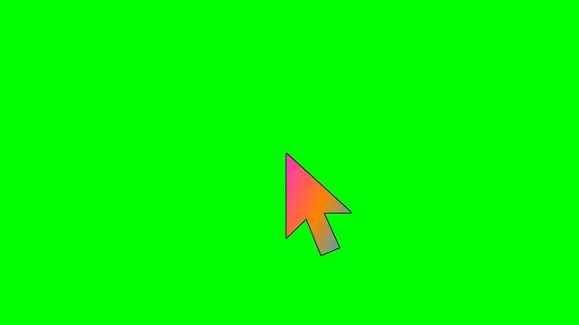 4K Green Screen Arrow Animation (Clicking Arrows) Seta Anima&ccedil;&atilde;o clique setas Fundo Verde