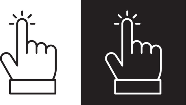 Hand cursor icon