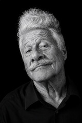 Fototapeta premium Charakterportrait eines Seniors