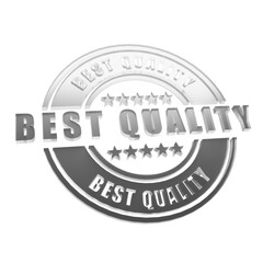 Fototapeta premium 3d render up side view glass best quality stamp illustration element