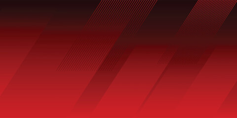 Abstract dark red geometric diagonal lines background with copy space. Modern futuristic speed stripe pattern for sports, racing, and gaming presentation. © Mall11