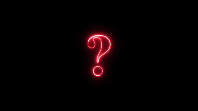 red question mark
