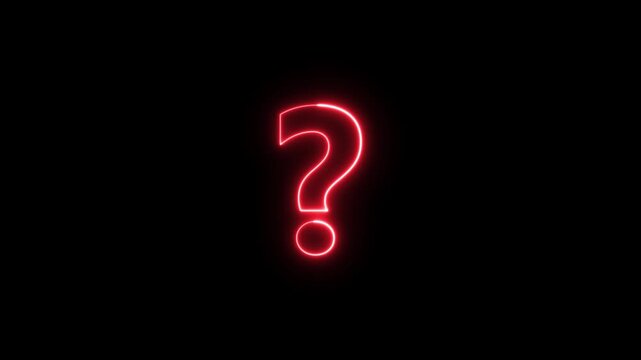 red question mark