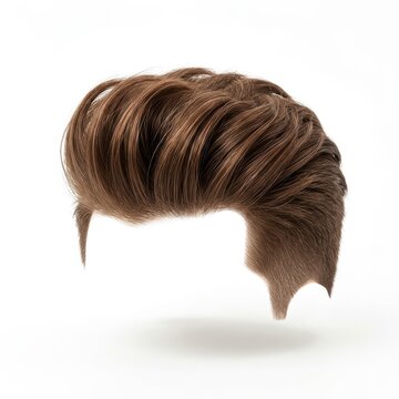 Stylish Modern Mens Haircut with Voluminous Quiff.