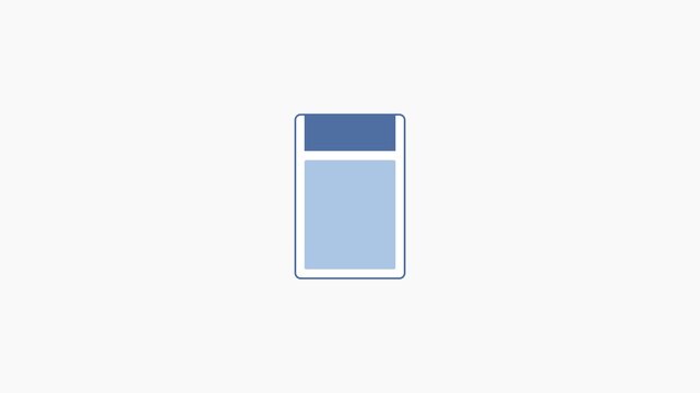 Minimalist ui layout animation: responsive web interface transition and grid structure 4k web layout