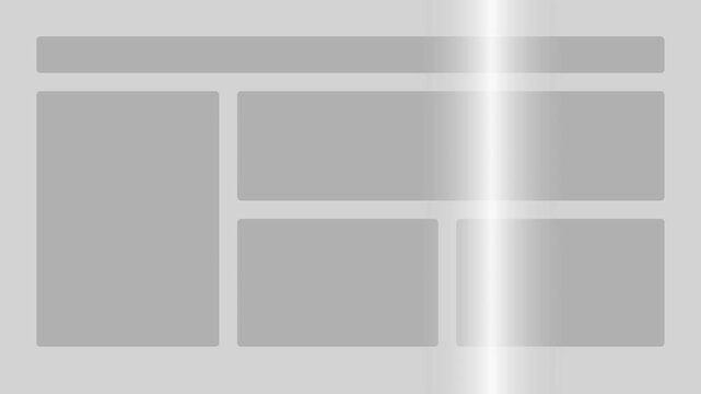 Modern minimalist ui layout grid animation with smooth light reflection effect 4k interface