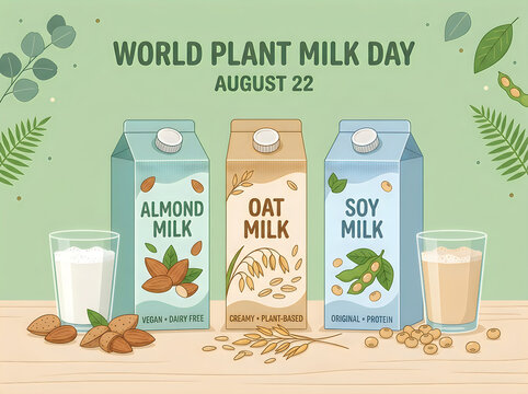 World plant milk day august 22 celebrating sustainable dairy alternatives