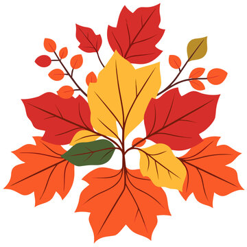 Vibrant Fall Foliage Landscape