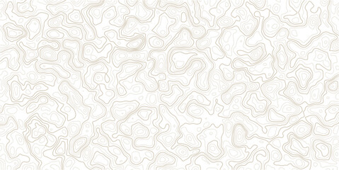 Topographicmaplines on whitebackground with beigecontours © MD.HUZZATULLAHISLAM