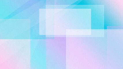 Fototapeta premium Pastel abstract background of stacked blocks in teal, blue, and lavender with a bright central area, ideal for headlines, covers, and ads.