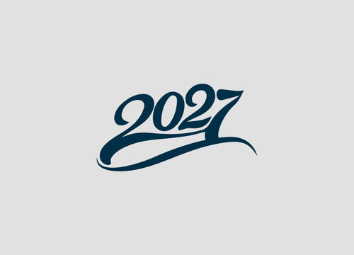Happy New Year 2026 Text Logo And  Stylish 2026