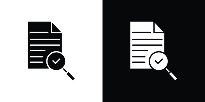 Audit icon minimal logos bundle