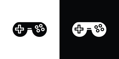 Game controller icon minimal logos bundle © Fati